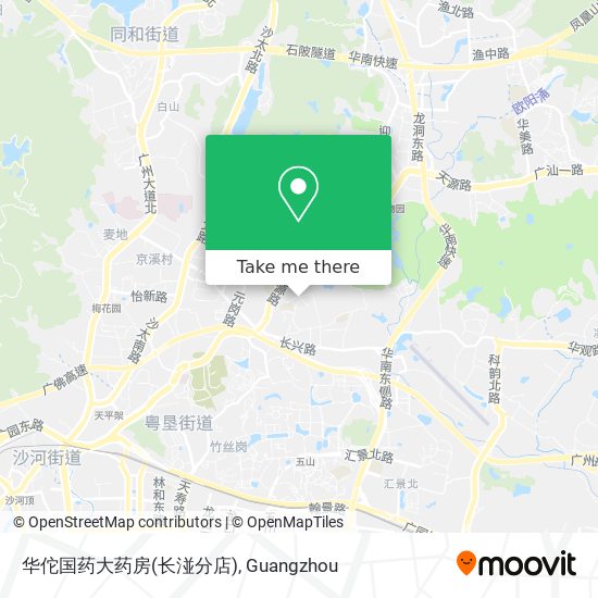 华佗国药大药房(长湴分店) map