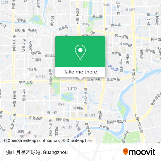 佛山月星环球港 map