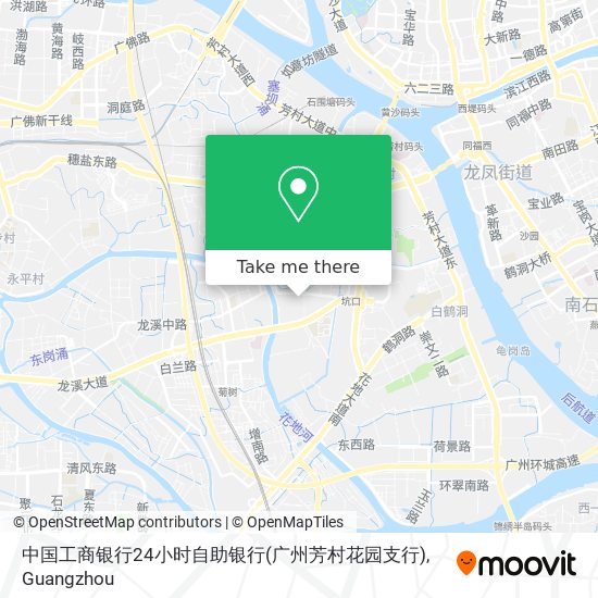 中国工商银行24小时自助银行(广州芳村花园支行) map