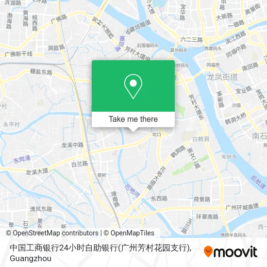 中国工商银行24小时自助银行(广州芳村花园支行) map