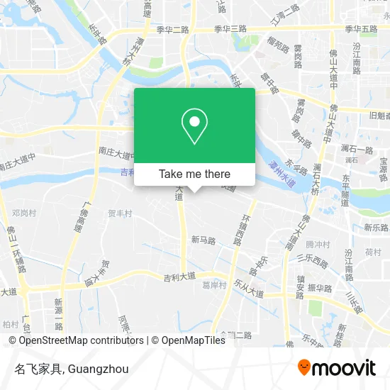 名飞家具 map