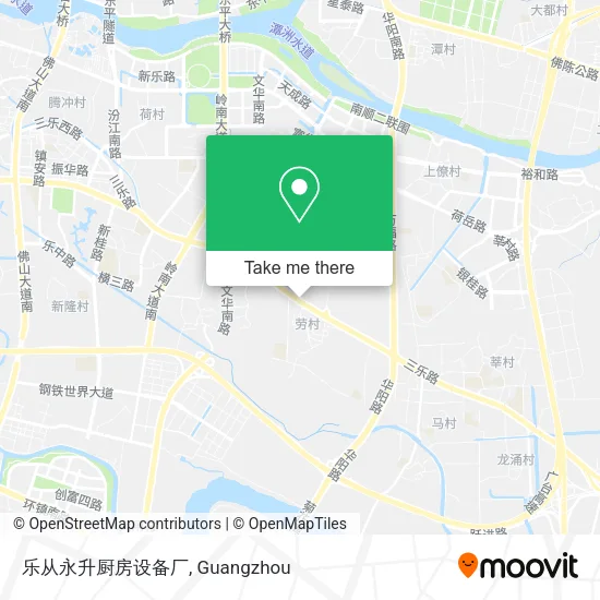 乐从永升厨房设备厂 map