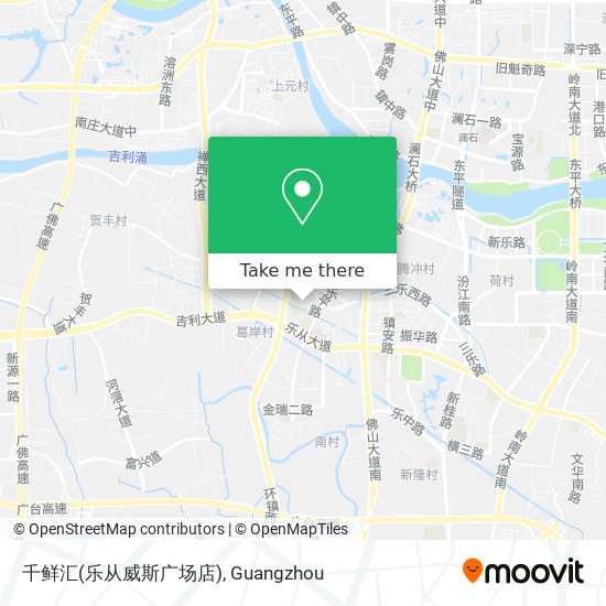 千鲜汇(乐从威斯广场店) map