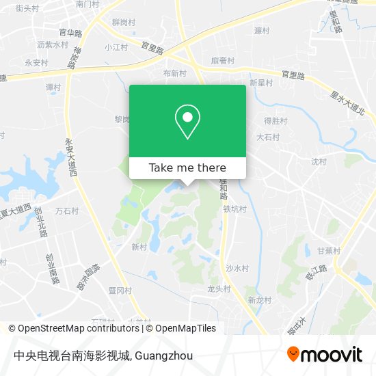 中央电视台南海影视城 map