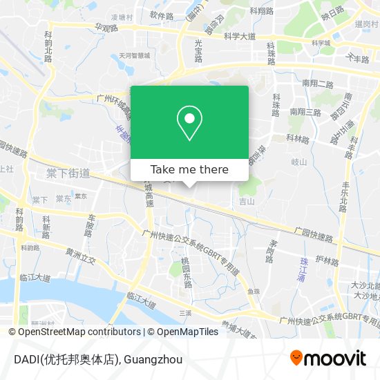 DADI(优托邦奥体店) map