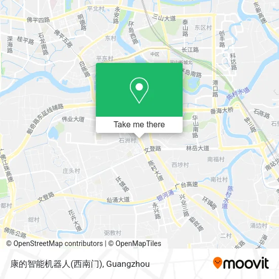 康的智能机器人(西南门) map