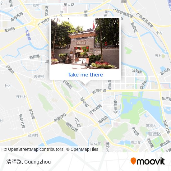 清晖路 map