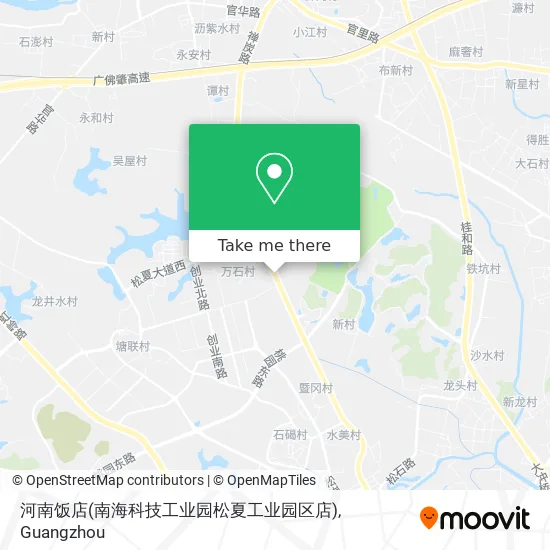 河南饭店(南海科技工业园松夏工业园区店) map