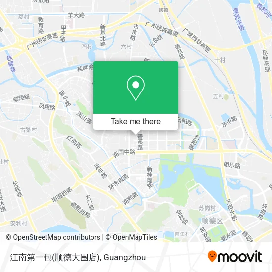 江南第一包(顺德大围店) map