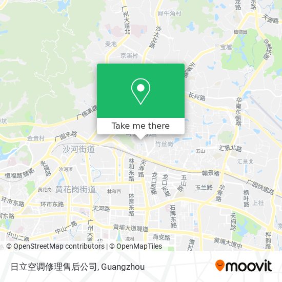 日立空调修理售后公司 map
