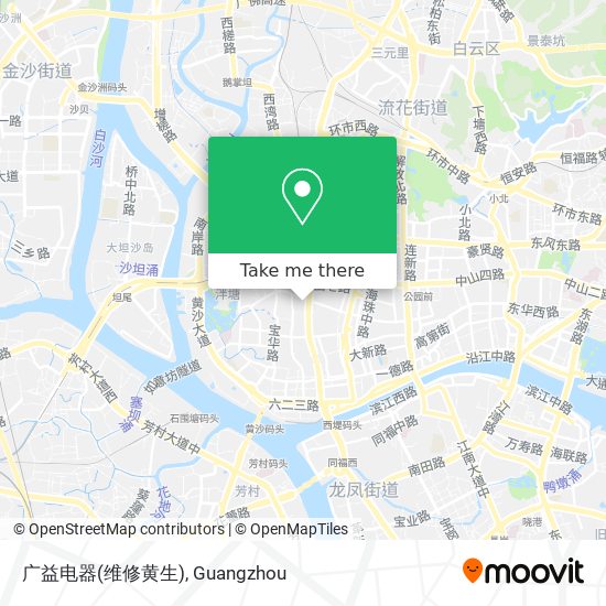 广益电器(维修黄生) map