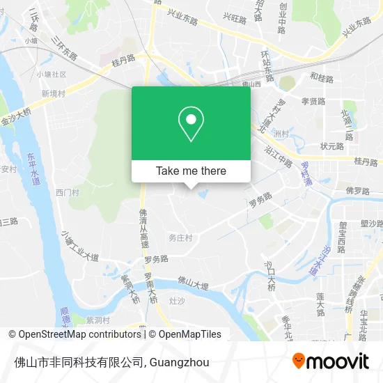 佛山市非同科技有限公司 map