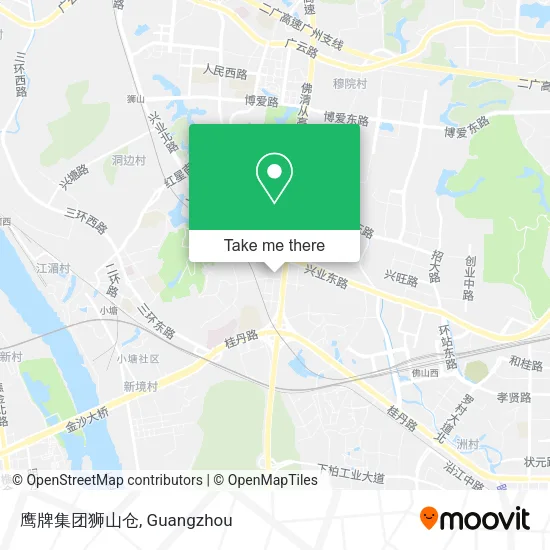 鹰牌集团狮山仓 map