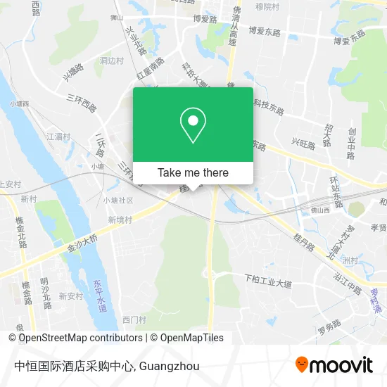 中恒国际酒店采购中心 map