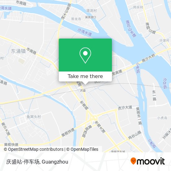 How To Get To 庆盛站 停车场in Guangzhou By Bus Or Metro