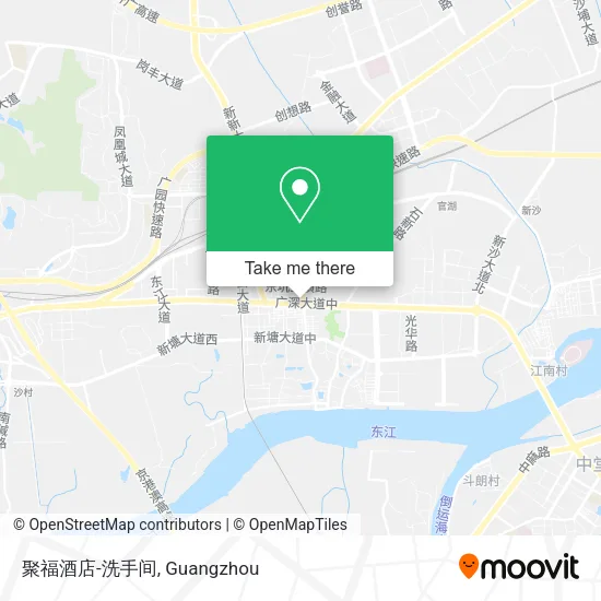聚福酒店-洗手间 map