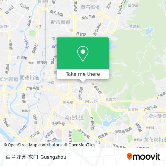 白兰花园-东门 map