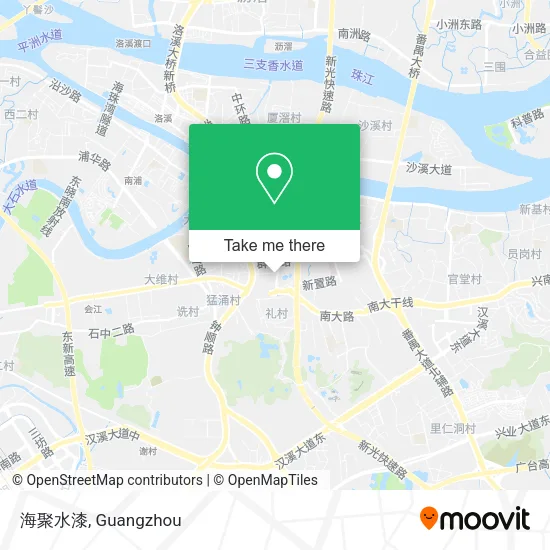 海聚水漆 map
