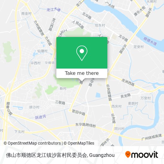 佛山市顺德区龙江镇沙富村民委员会 map