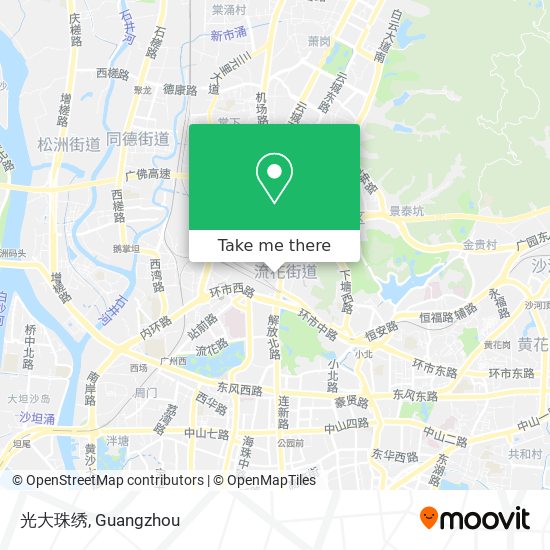 光大珠绣 map
