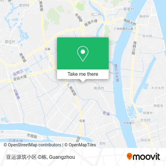 亚运源筑小区-D栋 map