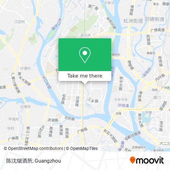 陈沈烟酒所 map