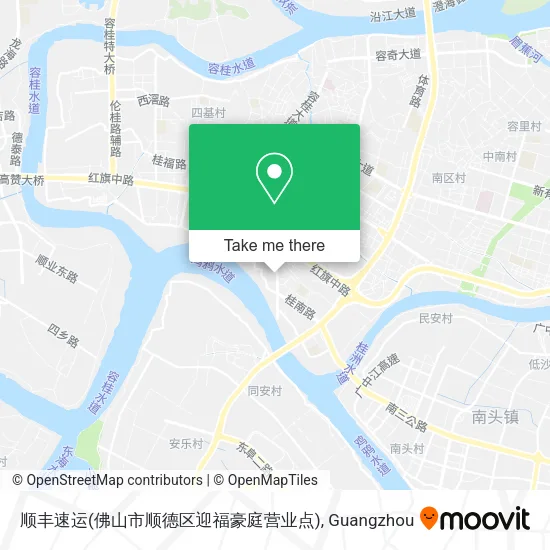 顺丰速运(佛山市顺德区迎福豪庭营业点) map