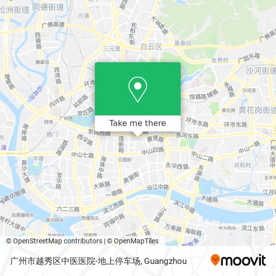 广州市越秀区中医医院-地上停车场 map