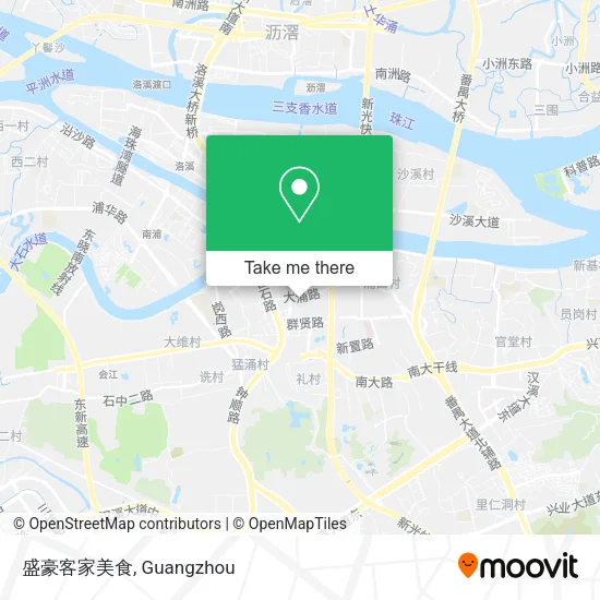 盛豪客家美食 map