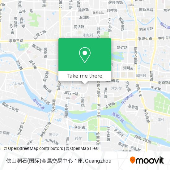 佛山澜石(国际)金属交易中心-1座 map