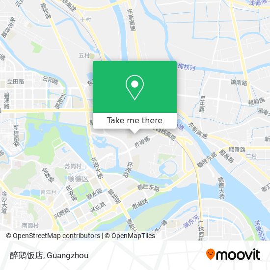 醉鹅饭店 map