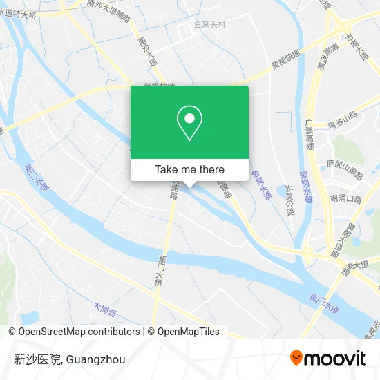 新沙医院 map