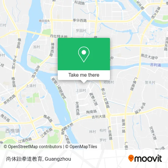 尚体跆拳道教育 map