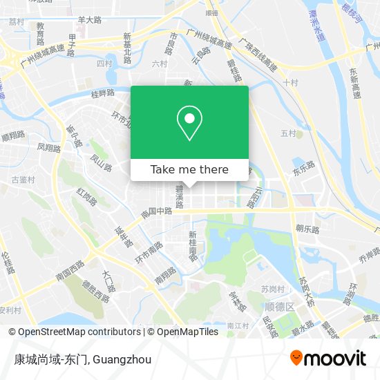 康城尚域-东门 map