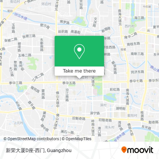 新荣大厦D座-西门 map