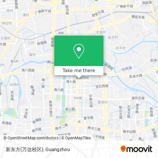 新东方(万达校区) map