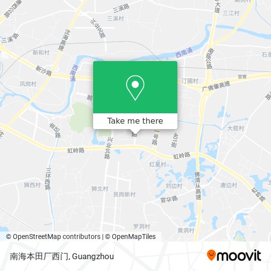 南海本田厂西门 map