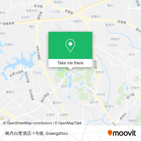 枫丹白鹭酒店-1号楼 map