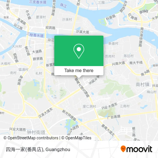四海一家(番禺店) map