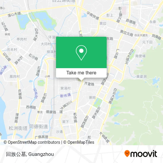 回族公墓 map