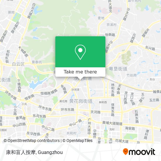康和盲人按摩 map