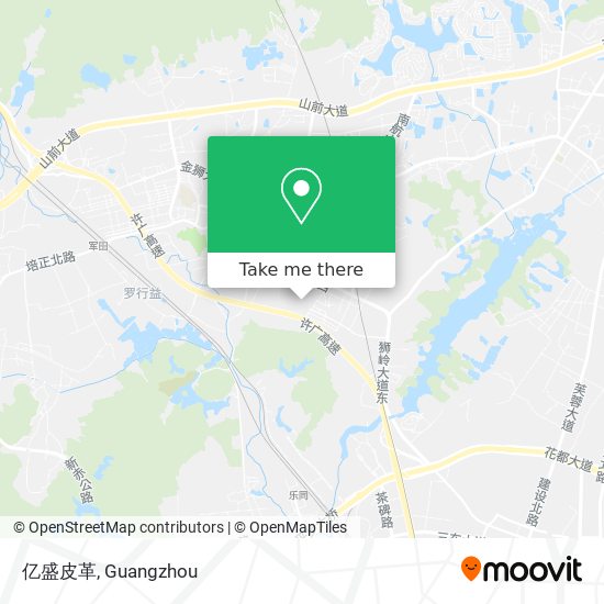 亿盛皮革 map