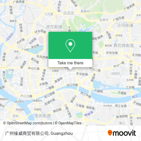 广州臻威商贸有限公司 map