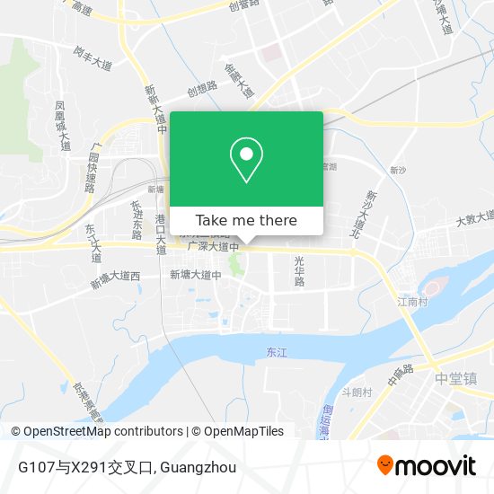 G107与X291交叉口 map