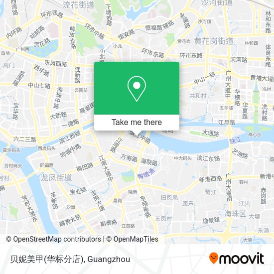 贝妮美甲(华标分店) map