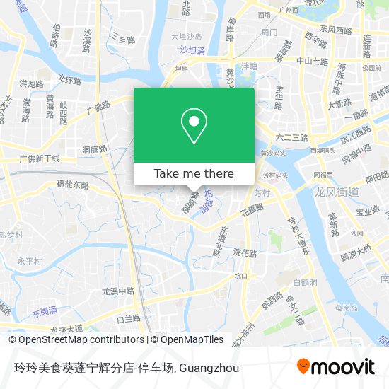 玲玲美食葵蓬宁辉分店-停车场 map
