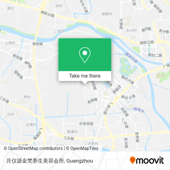 月仪源金梵养生美容会所 map