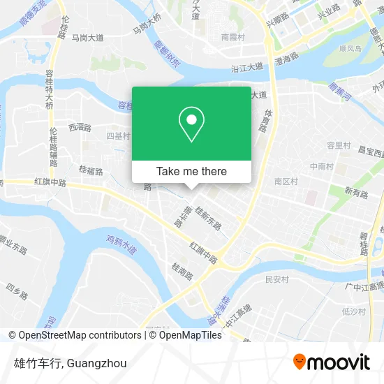 雄竹车行 map