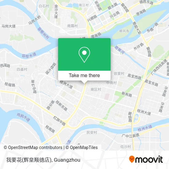 我要花(辉皇顺德店) map