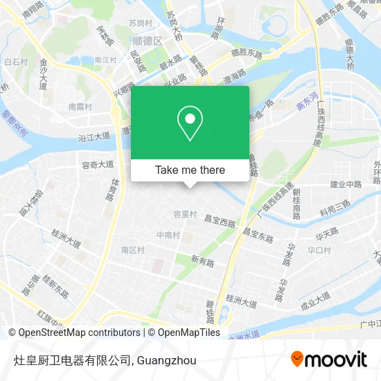 灶皇厨卫电器有限公司 map